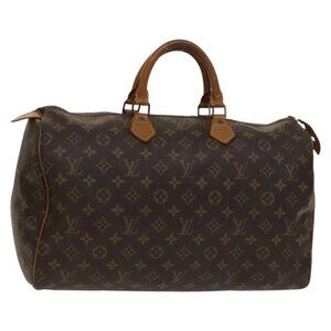 LOUIS VUITTON Monogram Speedy 40 Hand Bag M41522 LV Auth 137530